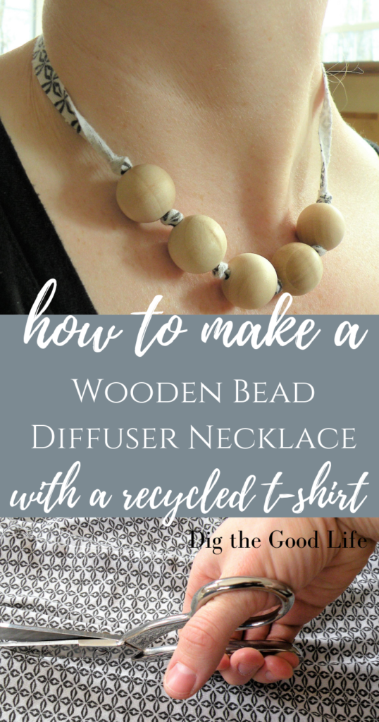 I love to wear my essential oils so that I can enjoy their fragrance and many benefits throughout the day. I also love simple and non fussy jewelry, and a quick crafty project is also welcome! This DIY wooden bead essential oil diffuser necklace combines all of those!