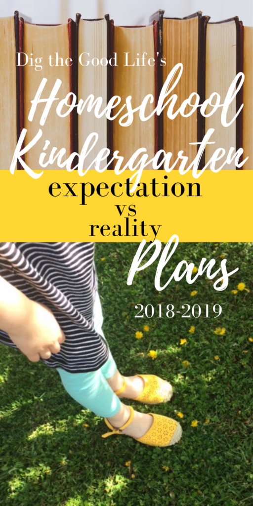 homeschool kindergarten plans