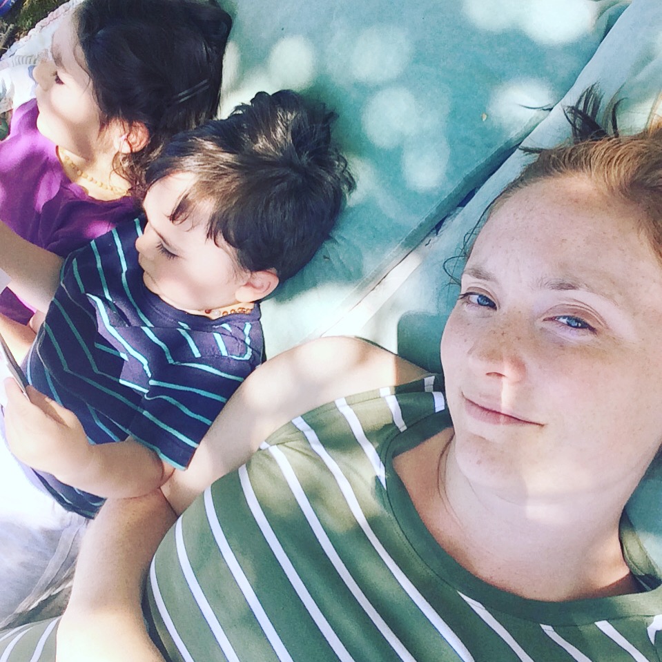 outside with kids homeschool nature