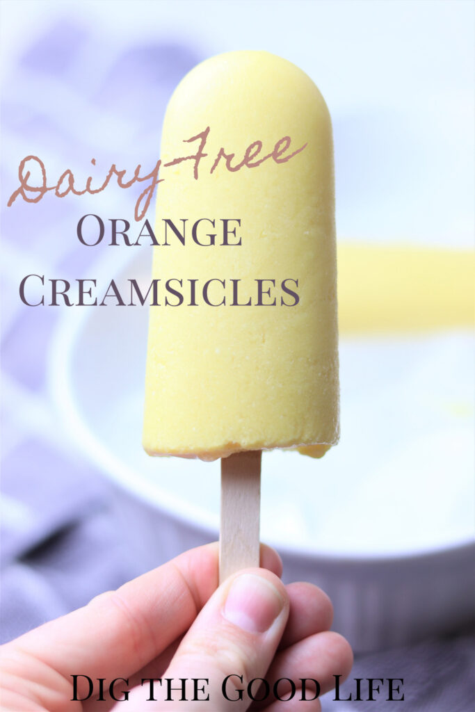 4 ingredient Vegan orange creamsicle ice cream